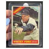 1966 Topps Whitey Ford Baseball Card