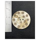 Engraved Shell Gorget Indian Artifact Arrowhead