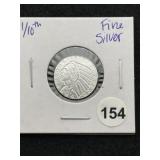 1/10th Fine Silver Coin
