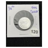 1/10th Fine Silver Coin