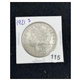 1921 S Morgan Silver Dollar Coin