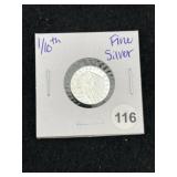 1/10th Fine Silver Coin