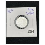 1/10th Fine Silver Coin