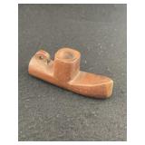 Red Stone Pipe Indian Artifact Arrowhead