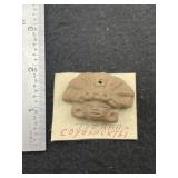 Pre-Columbian Human Effigy Indian Artifact Arrowhe