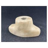 Quartz Bannerstone Indian Artifact Arrowhead