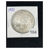 1921 Morgan Silver Dollar Coin