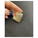 Miniature Face Effigy Stone Pipe Indian Artifact A