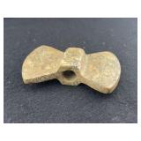 Bow-Tie Bannerstone Indian Artifact Arrowhead