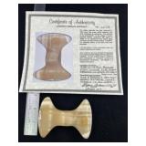 Quartz Winged Bannerstone with Byron Anderson COA