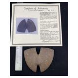 Winged Bannerstone with Byron Andersonn COA from W