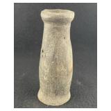 Pottery Tube Pipe Indian Artifact Arrowhead