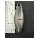 Hematite Plummet Indian Artifact Arrowhead