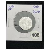 1/10th Fine Silver Coin
