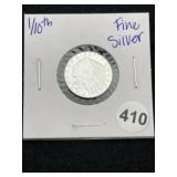 1/10th Fine Silver Coin