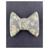 Bow-Tie Bannerstone Indian Artifact Arrowhead