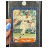 Fleer Will Clark Baseball Card
