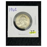 1962 Washington Quarter Silver Coin