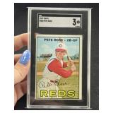 1967 Topps Pete Rose Baseball Card