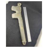 Dog Effigy Monolithic Axe Indian Artifact Arrowhea