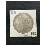 1921 Morgan Silver Dollar Coin