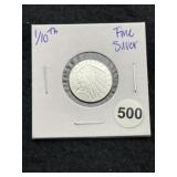 1/10th Fine Silver Coin