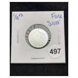 1/10th Fine Silver Coin