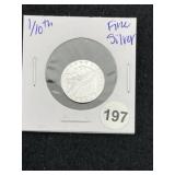 1/10th Fine Silver Coin
