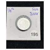 1/10th Fine Silver Coin