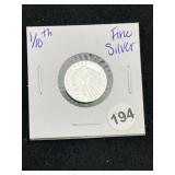1/10th Fine Silver Coin