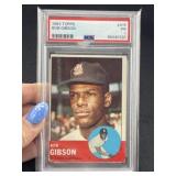 1963 Topps Bob Gibson Baseball Card