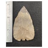 Basetang Knife "Baby" Knotched light brown flint f