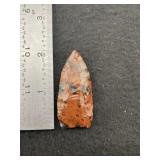 Pre-Columbian Mahogany Obsidian Indian Artifact Ar