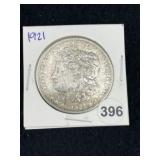 1921 Morgan Silver Dollar Coin