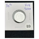 1/10th Fine Silver Coin