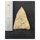 Triangle Indian Artifact Arrowhead