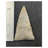 Triangle Indian Artifact Arrowhead