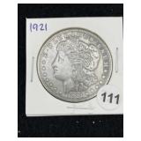 1921 Morgan Silver Dollar Coin