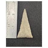 Triangle Indian Artifact Arrowhead