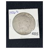 1926 S Peace Silver Dollar Coin