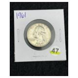 1961 Washington Quarter Silver Coin