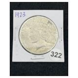 1923 Peace Silver Dollar Coin