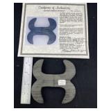 Double Winged Bannerstone with Byron Anderson COA