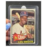 1965 Topps Lou Brock Baseball Card