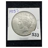 1923 S Peace Silver Dollar Coin
