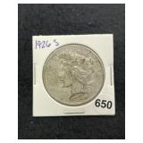 1926 S Peace Silver Dollar Coin