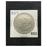 1921 S Morgan Silver Dollar Coin