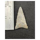 Triangle Indian Artifact Arrowhead