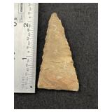 Triangle Indian Artifact Arrowhead