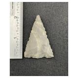 Triangle Indian Artifact Arrowhead